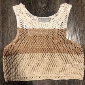 Knit Razorback Crop Top